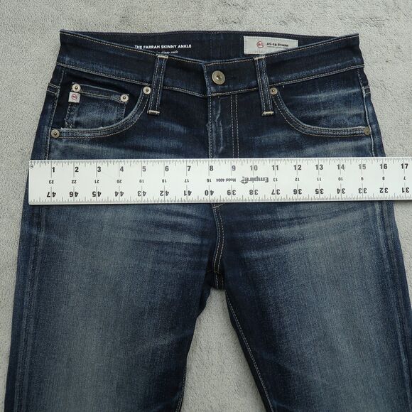 Adriano Goldschmied AG Women's Size 26R High-Rise Farrah Skinny Ankle 29" Inseam - Picture 7 of 16